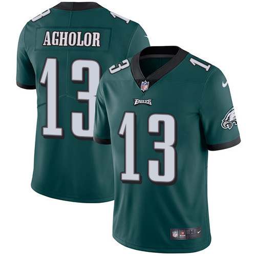 Eagles 13 Nelson Agholor Green Vapor Untouchable Player Limited Jersey