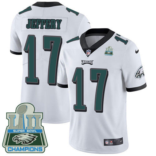 Eagles 17 Alshon Jeffery White 2018 Super Bowl Champions Vapor Untouchable Player Limited Jersey