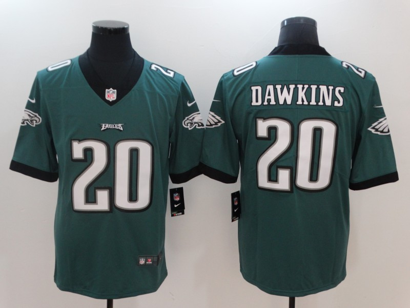 Eagles 20 Brian Dawkins Green Vapor Untouchable Player Limited Jersey