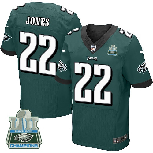 Eagles 22 Sydney Jones Green 2018 Super Bowl Champions Elite Jersey