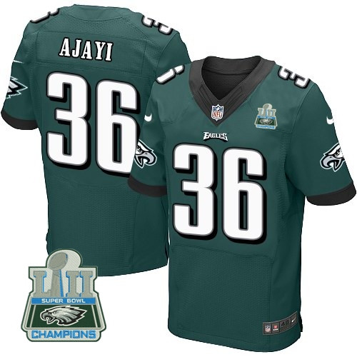 Eagles 36 Jay Ajayi Green 2018 Super Bowl Champions Elite Jersey