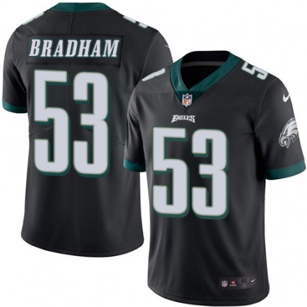 Eagles 53 Nigel Bradham Black Vapor Untouchable Player Limited Jersey