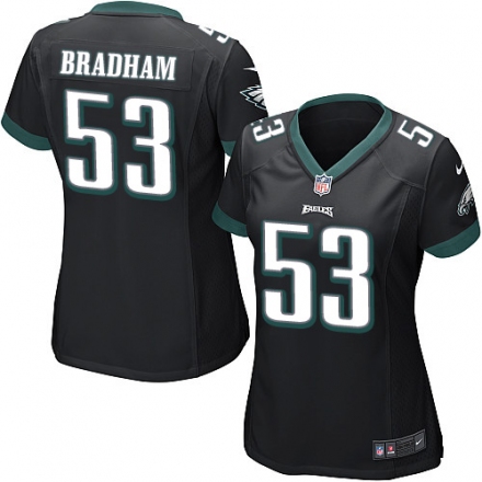 Eagles 53 Nigel Bradham Black Women Game Jersey
