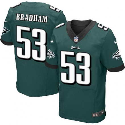 Eagles 53 Nigel Bradham Green Elite Jersey