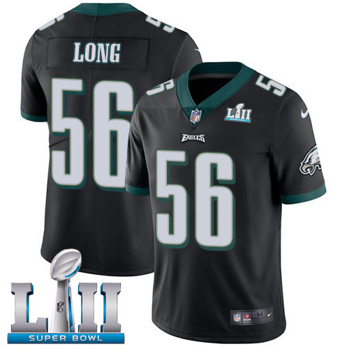 Eagles 56 Chris Long Black 2018 Super Bowl LII Vapor Untouchable Player Limited Jersey