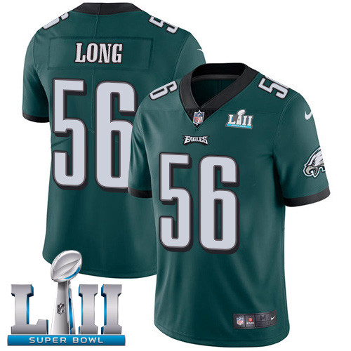  Eagles 56 Chris Long Green 2018 Super Bowl LII Vapor Untouchable Player Limited Jersey