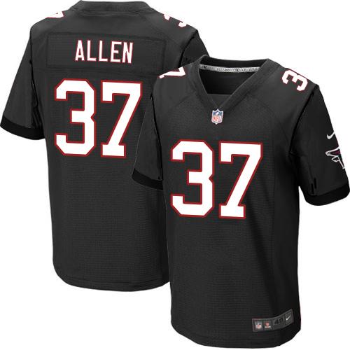 Falcons 37 Ricardo Allen Black Alternate Men Stitched NFL Elite Jersey