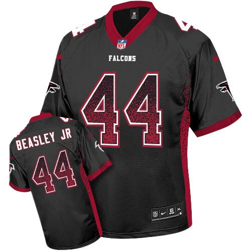 Falcons 44 Vic Beasley Jr Black Alternate Men's Stitched NFL Elite Drift Fashion Jersey