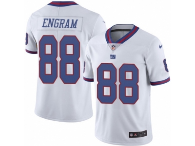 Giants 88 Evan Engram White Men Stitched NFL Limited Rush Jersey