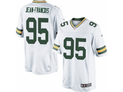 Green Bay Packers 95 Ricky Jean-Francois Limited White NFL Jersey