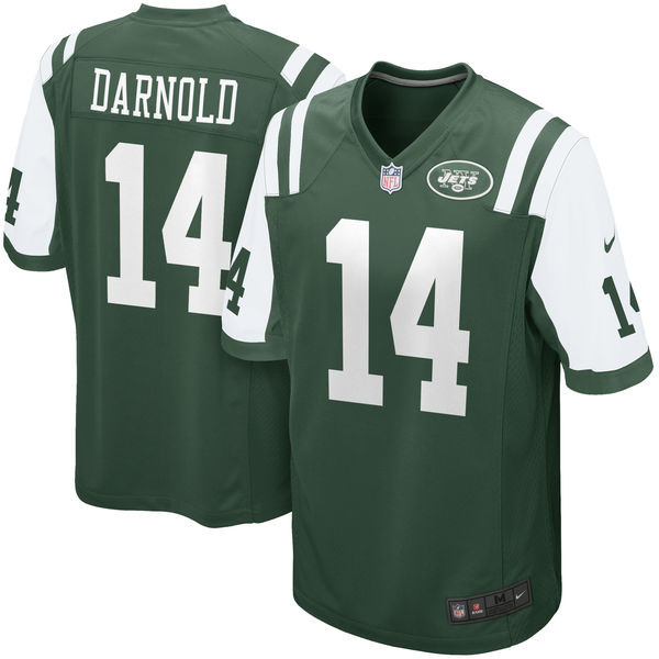 Jets 14 Sam Darnold Green 2018 NFL Draft Pick Elite Jersey