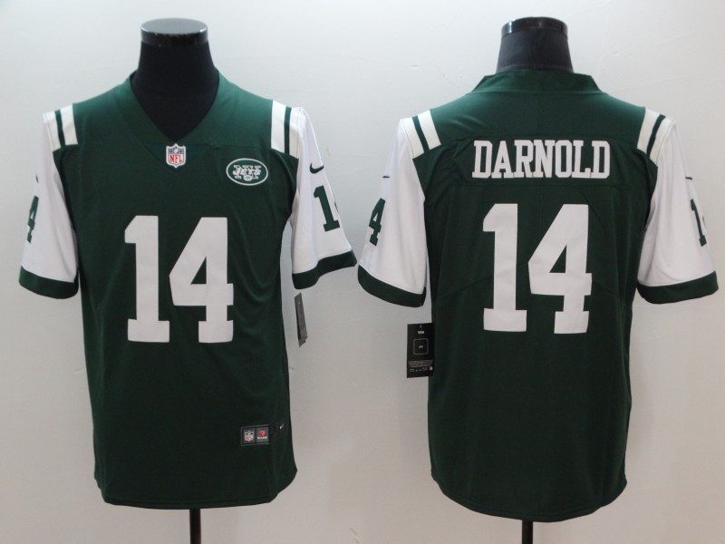 Jets 14 Sam Darnold Green Vapor Untouchable Player Limited Jersey