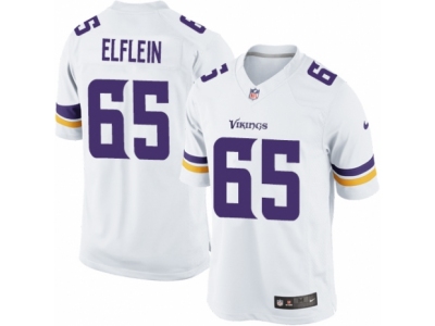 Minnesota Vikings 65 Pat Elflein Limited White NFL Jersey