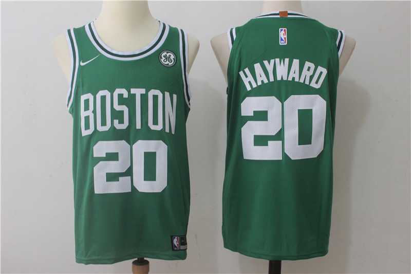 NBA Boston Celtics #20 Gordon Hayward Jersey 2017 18 New Season Green Jersey