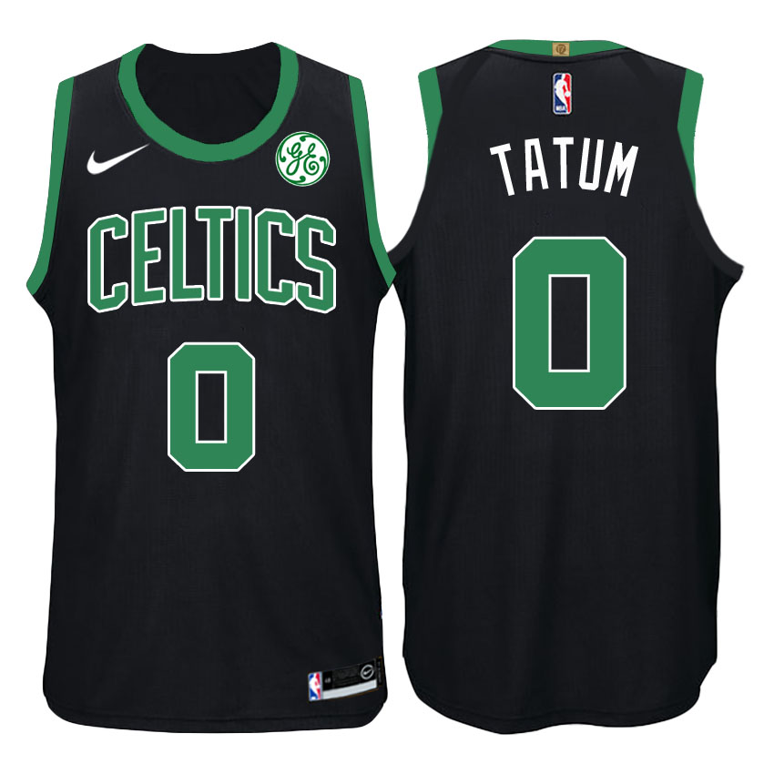  NBA Boston Celtics #0 Jayson Tatum Jersey 2017 18 New Season Black Jersey