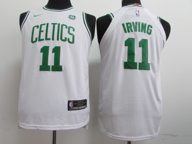 NBA Boston Celtics #11 kyrie irving Youth Jersey 2017 18 New Season White Jersey