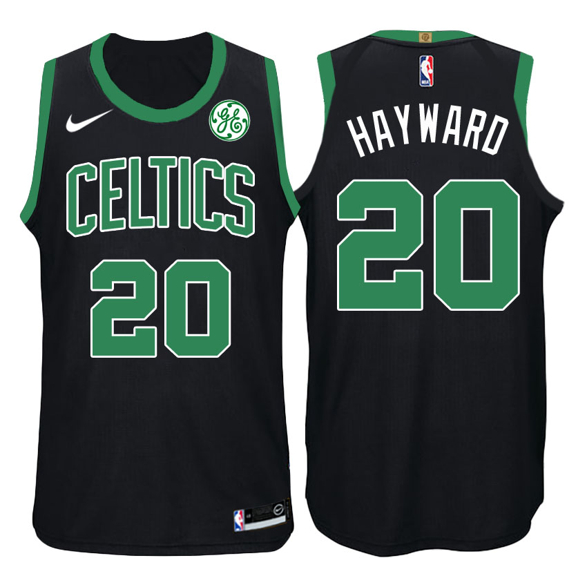 NBA Boston Celtics #20 Gordon Hayward Jersey 2017 18 New Season Black Jersey