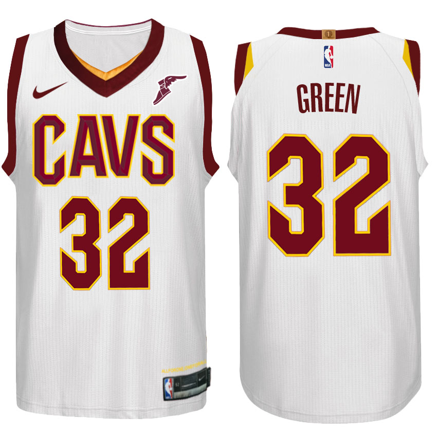 NBA Cleveland Cavaliers #32 Jeff Green Jersey 2017 18 New Season White Jersey
