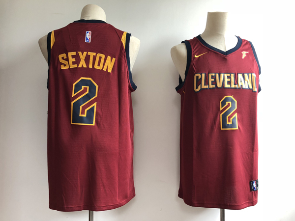 NBA Cleveland Cavaliers #2 Collin Sexton Jersey 2017 18 New Season Red Jersey