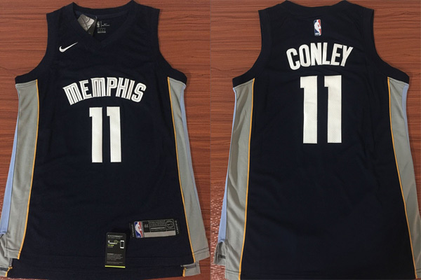 NBA Memphis Grizzlies #11 Mike Conley Jersey 2017 18 New Season Blue Jersey