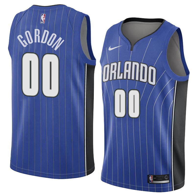 NBA Orlando Magic Thunder #00 Aaron Gordon Jersey 2017 18 New Season Blue Jersey