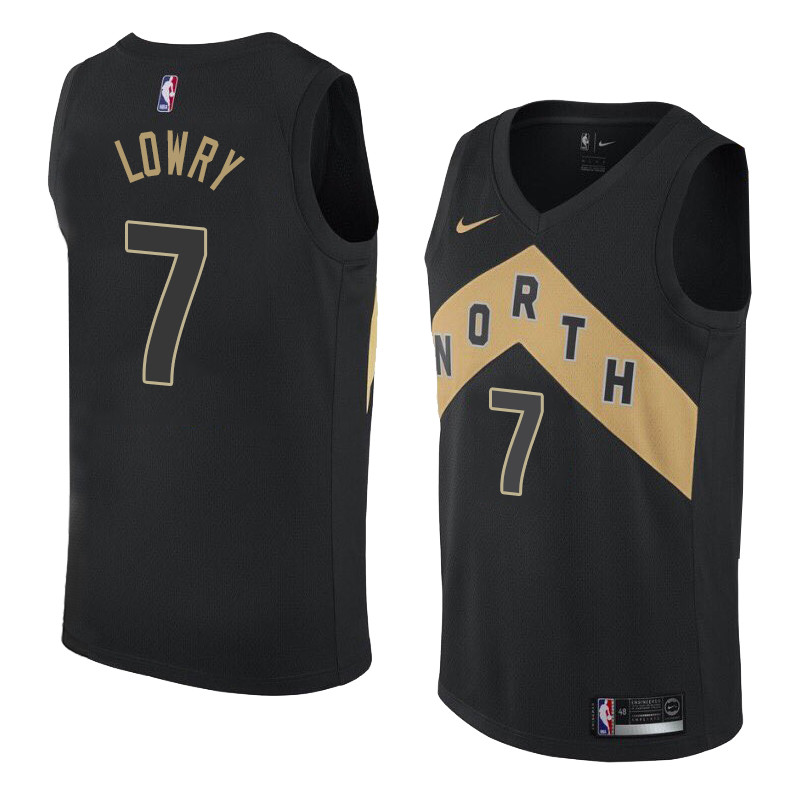NBA Toronto Raptors #7 Kyle Lowry Jersey 2017 18 New Season City Edition Jersey