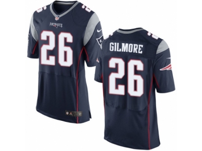New England Patriots 26 Stephon Gilmore Elite Navy Blue Team Color NFL Jersey