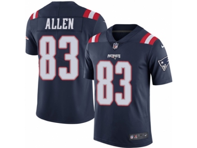  New England Patriots 83 Dwayne Allen Limited Navy Blue Rush NFL Jersey
