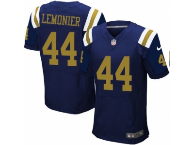  New York Jets 44 Corey Lemonier Elite Navy Blue Alternate NFL Jersey