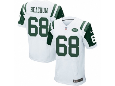 New York Jets 68 Kelvin Beachum Elite White NFL Jersey