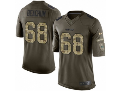 New York Jets 68 Kelvin Beachum Limited Green Salute to Service NFL Jersey
