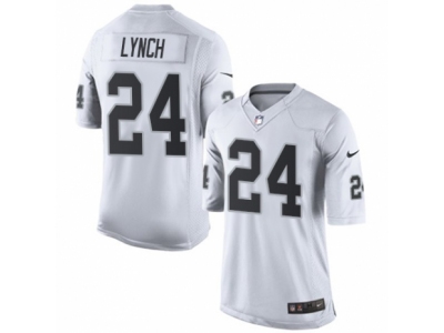 Oakland Raiders 24 Marshawn Lynch Limited White NFL Jersey