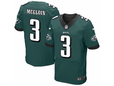 Philadelphia Eagles 3 Matt McGloin Elite Midnight Green Team Color NFL Jersey