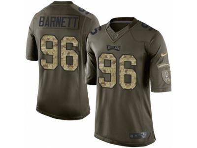 Philadelphia Eagles 96 Derek Barnett Limited Green Salute to Service NFL Jersey