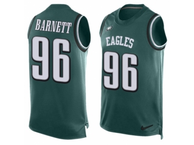 Philadelphia Eagles 96 Derek Barnett Limited Midnight Green Player Name Number Tank Top NFL Jersey