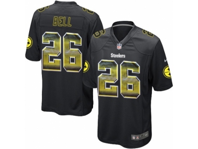 Pittsburgh Steelers 26 Le'Veon Bell Limited Black Strobe NFL Jersey