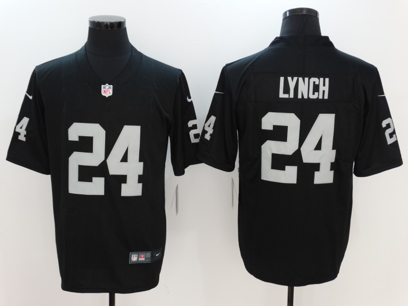 Raiders 24 Marshawn Lynch Black Vapor Untouchable Player Limited Jersey