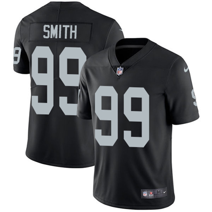 Raiders 99 Aldon Smith Black Vapor Untouchable Limited Jersey