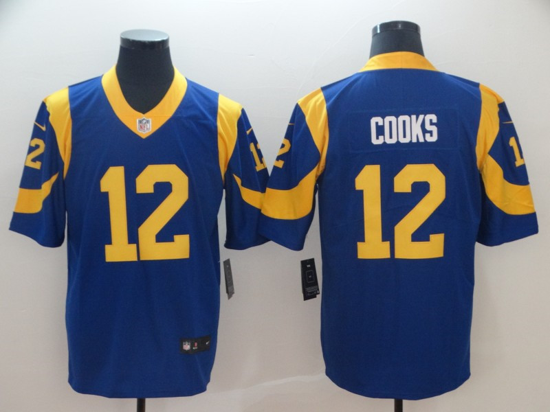 Rams 12 Brandin Cooks Royal Alternate Vapor Untouchable Limited Jersey