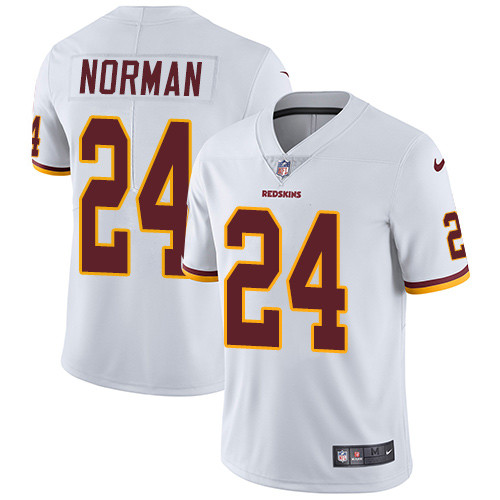 Redskins 24 Josh Norman White Vapor Untouchable Player Limited Jersey