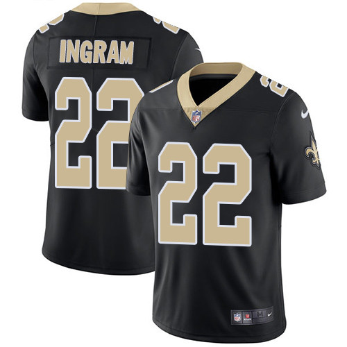 Saints 22 Mark Ingram Jr. Black Vapor Untouchable Player Limited Jersey