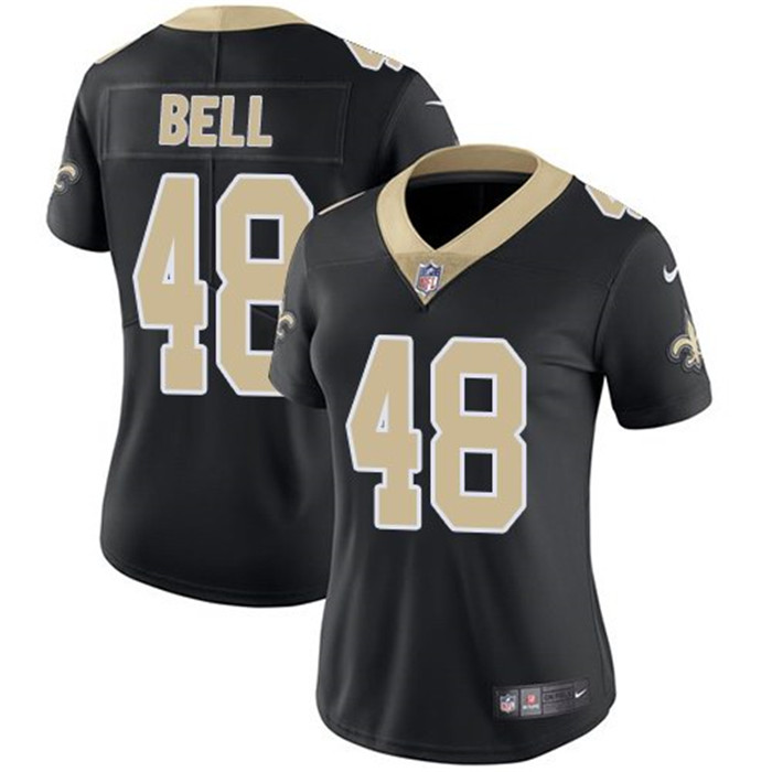 Saints 48 Vonn Bell Black Women Vapor Untouchable Limited Jersey