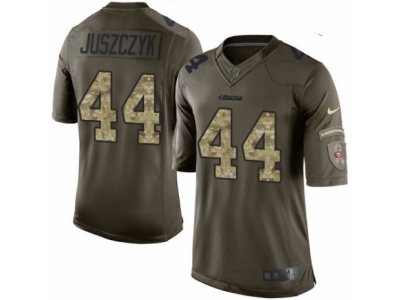 San Francisco 49ers 44 Kyle Juszczyk Limited Green Salute to Service NFL Jersey