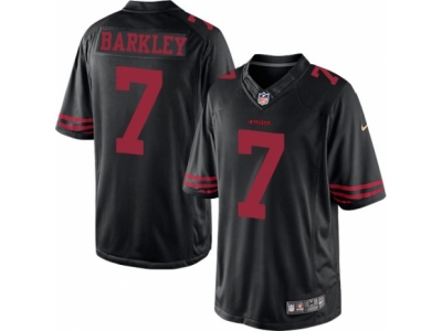 San Francisco 49ers 7 Matt Barkley Limited Black NFL Jersey