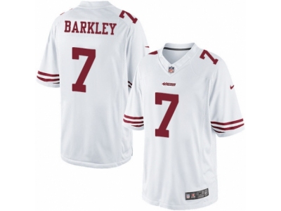 San Francisco 49ers 7 Matt Barkley Limited White NFL Jersey