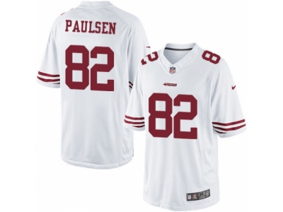 San Francisco 49ers 82 Logan Paulsen Limited White NFL Jersey