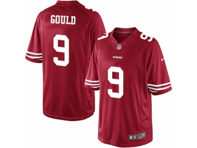San Francisco 49ers 9 Robbie Gould Limited Red Team Color NFL Jersey