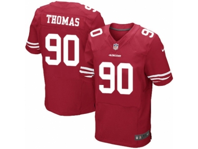 San Francisco 49ers 90 Solomon Thomas Elite Red Team Color NFL Jersey