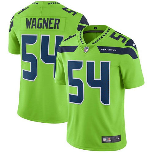 Seahawks 54 Bobby Wagner Green Vapor Untouchable Player Limited Jersey
