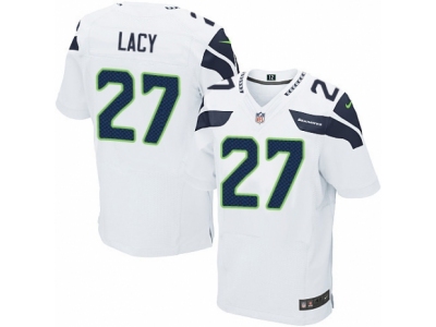Seattle Seahawks 27 Eddie Lacy Elite White NFL Jersey